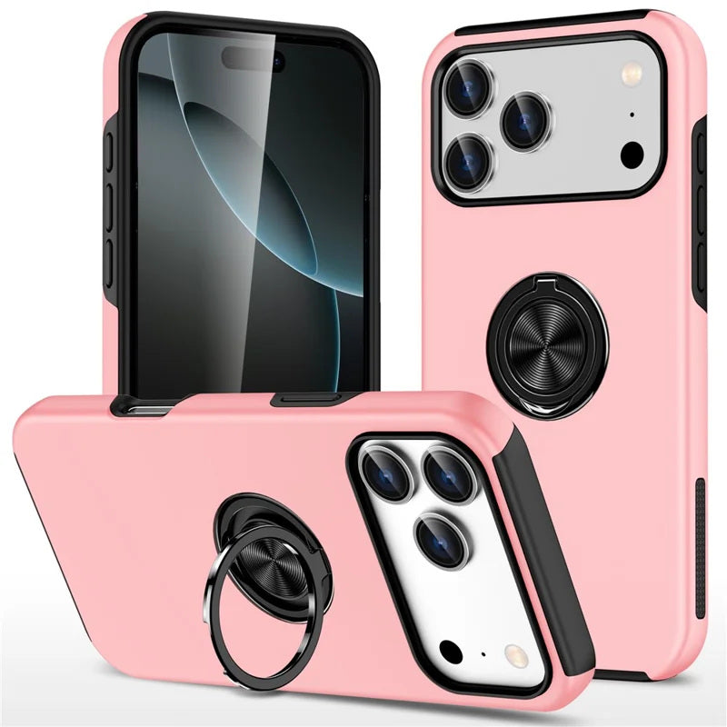 Hybrid Magnetic Invisible Ring Case for iPhone 17 Pro Hybrid Magnetic Invisible Ring Case for iPhone 17 Pro